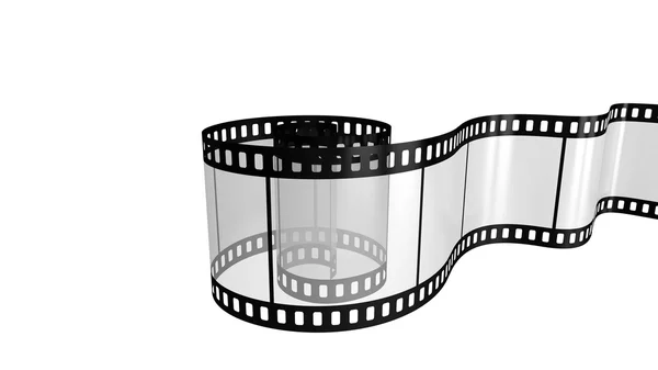 Filmstrip geïsoleerd op wit — Stockfoto