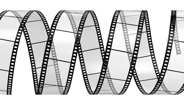 ФильмПолоса, изолированная на белом
