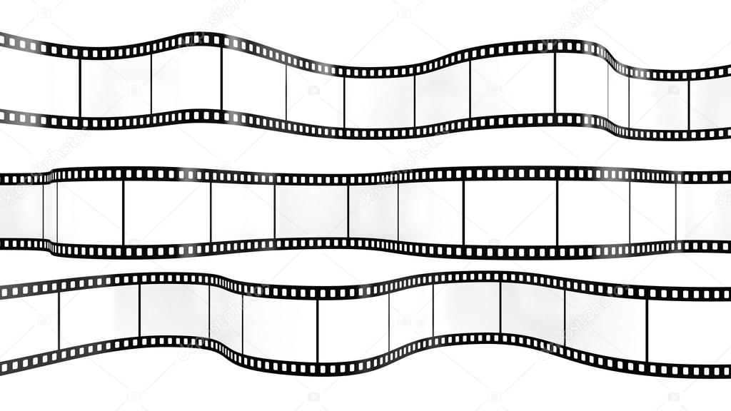 Filmstrip  isolated on white