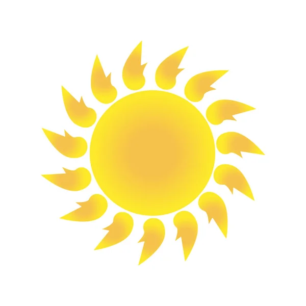 Jasné Slunce Paprsky Bílém Pozadí — Stockový vektor