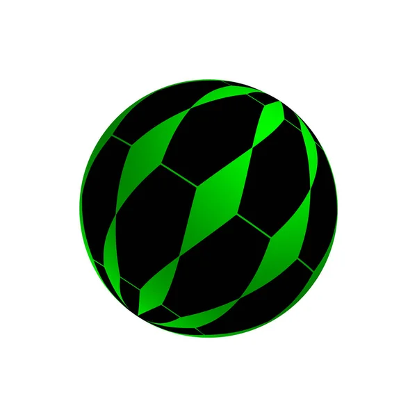Ein Ball Mit Muster Für Aktive Spiele Für Kinder Und — Stockvektor