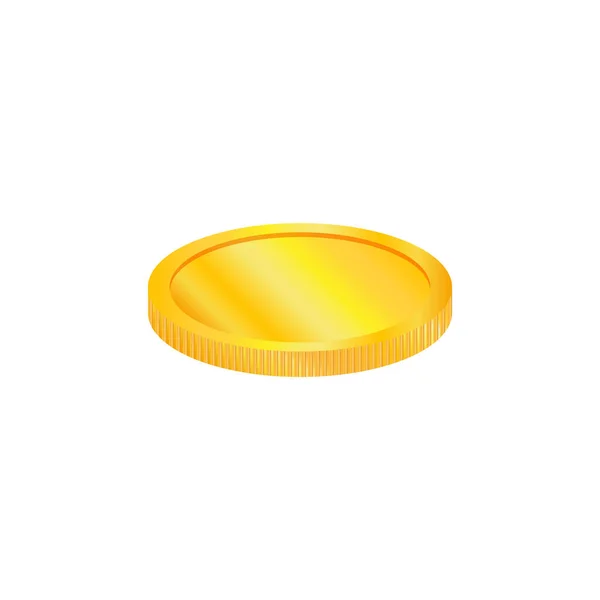 Gold Coin 바탕에 재정적 안정의 표시이다 이미지 — 스톡 벡터