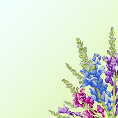 suluboya çiçek arka plan