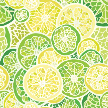 Kireç ve limon ile Seamless Modeli