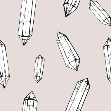 Kristal mücevher ile Seamless Modeli