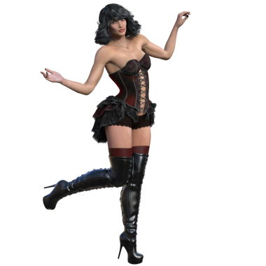 3 boyutlu tasvir, illüstrasyon, seksi kadın