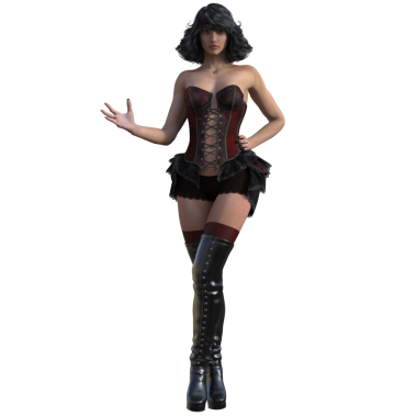 3 boyutlu tasvir, illüstrasyon, seksi kadın