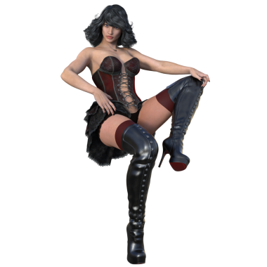 3 boyutlu tasvir, illüstrasyon, seksi kadın