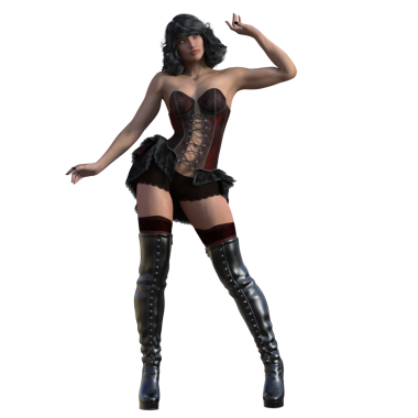 3 boyutlu tasvir, illüstrasyon, seksi kadın