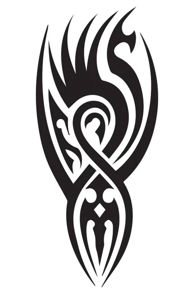 Modèle Tatouage Style Maori Pour Une Épaule — Image vectorielle