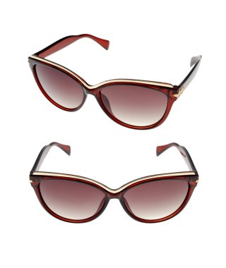 Beyaz arka plan üzerinde izole güneş gözlüğü