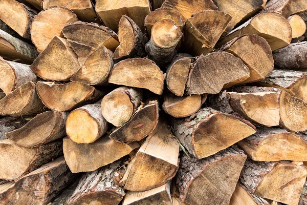 Background from wooden logs — Stock Photo, Image