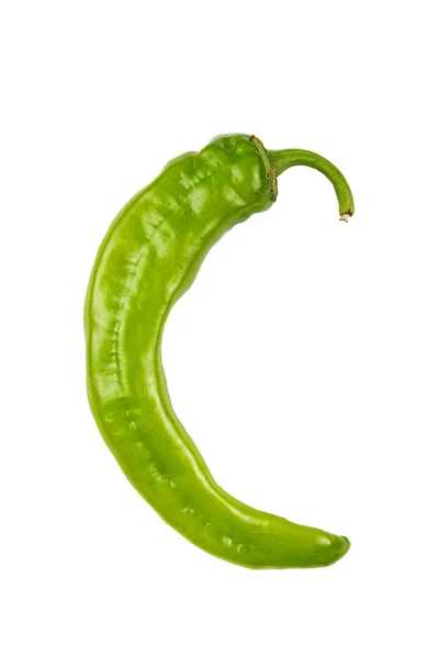 Zöld chili, elkülönítés — Stock Fotó