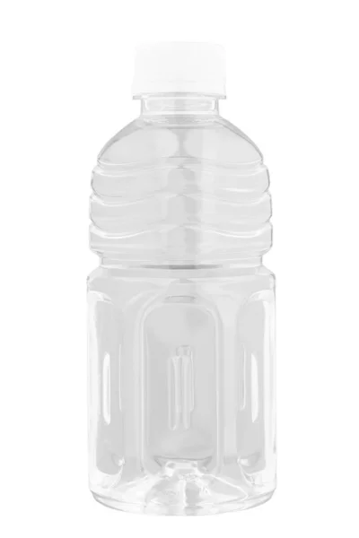 Garrafa Plástico Com Água Isolada Sobre Fundo Branco Arquivo Contém — Fotografia de Stock