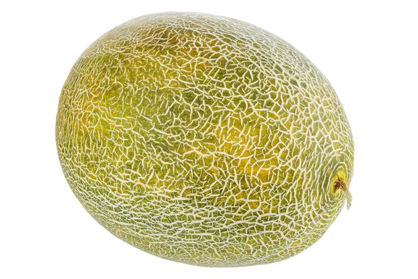 Nahaufnahme Der Frischen Melone Isoliert Auf Weißem Hintergrund Datei Enthält — Stockfoto