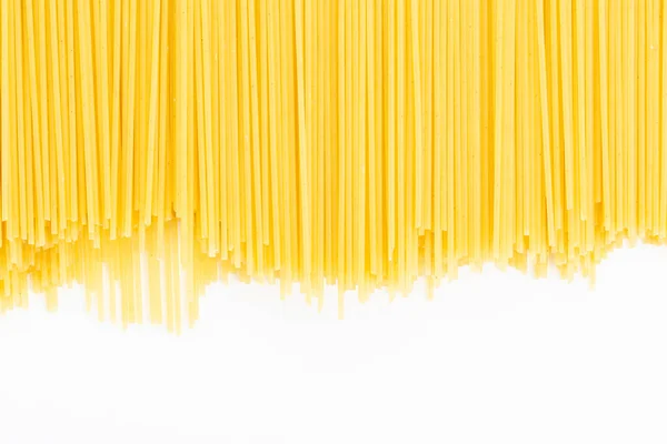 Italian Spaghetti White Background Design Element Example Menu Space Text — 图库照片