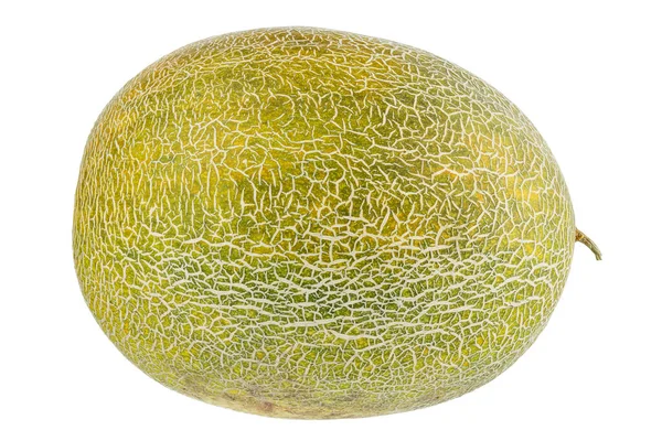 Nahaufnahme Der Frischen Melone Isoliert Auf Weißem Hintergrund Datei Enthält — Stockfoto