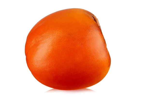 Persimmon Vruchten Geïsoleerd Witte Achtergrond Het Bestand Bevat Clipping Pad — Stockfoto