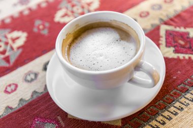 kahve köpüğü ile