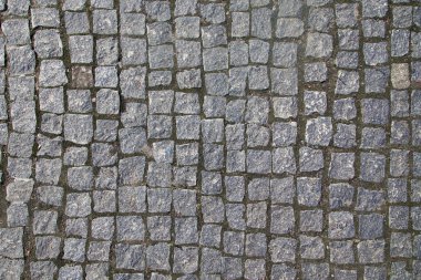 Kaldırım kömür topakları