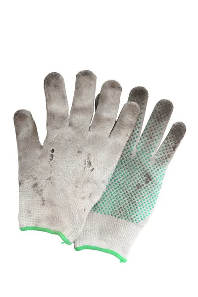 Bir çift kirli eldiven — Stok fotoğraf