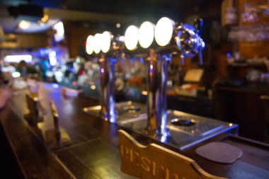 Bar arka plan. Fotoğraf bulanık