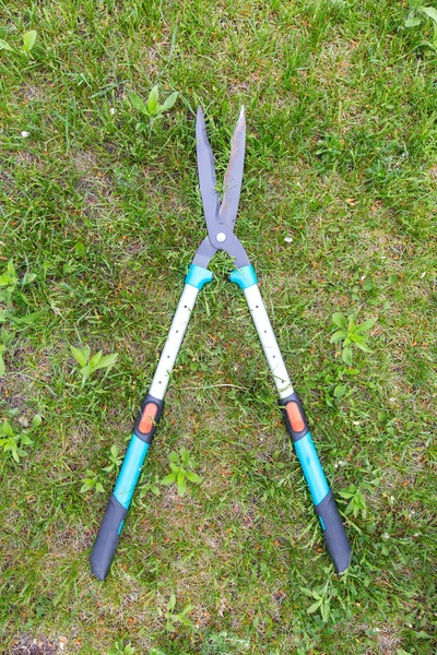 Pruner on the ground — Stock Photo, Image