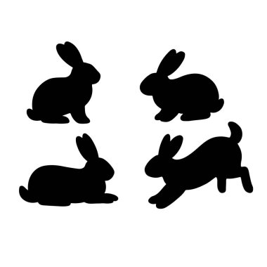 Tavşanın vektör çizimi
