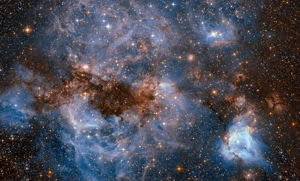 Μακρινά Αστέρια Και Γαλαξίας Εξερεύνηση Της Έννοιας Του Σύμπαντος Στοιχεία — Φωτογραφία Αρχείου
