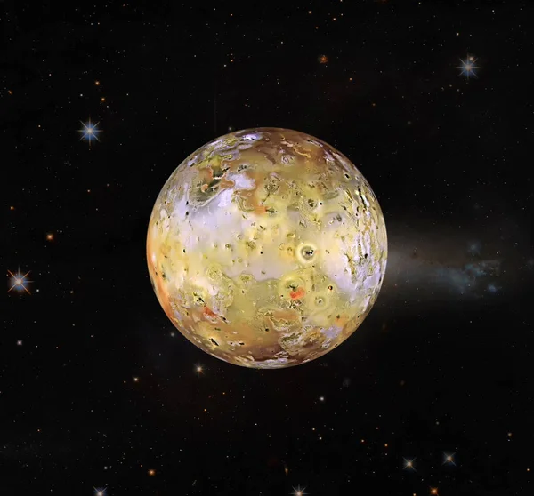 Io, satellite of Jupiter. Elements of this image furnished by NASA\'s Scientific Visualization Studio.