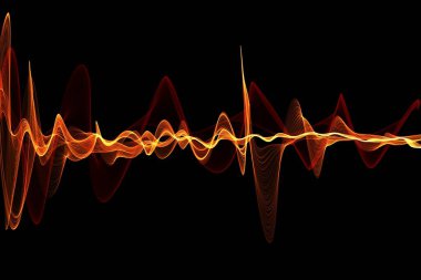 Soyut parlayan çizgiler arkaplanı. Dalgalı neon hat yapısı. ses dalgası ritmi arka plan. Yangın dalgası dijital ses dalgası dengeleyicisi, teknoloji ve deprem dalga konsepti