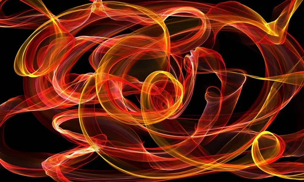 Rot Feuer Abstrakt Muster Illustration Hintergrund — Stockfoto