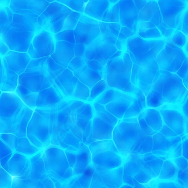 Shiny Rays Reflections Water Water Caustics Black Background Seamless Texture — Stock Photo, Image