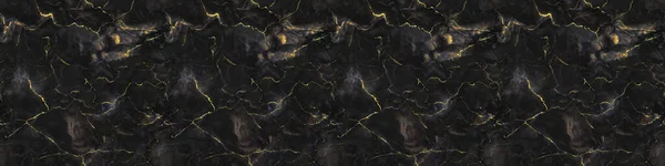Preto Ouro Mármore Textura Modelada Fundo Pedra Natural Sem Emenda — Fotografia de Stock