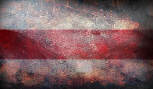 Bandera Retro Bielorrusia Con Textura Grunge —  Fotos de Stock