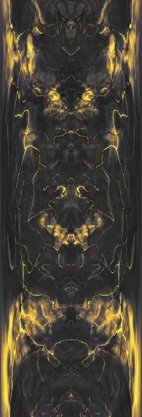 Černá Zlatá Mramorová Textura Nebo Pozadí Přírodní Kámen Bezešvé — Stock fotografie