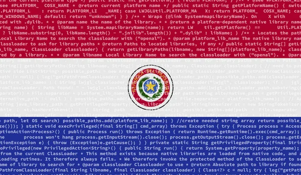 Vlag Van Paraguay Afgebeeld Het Scherm Met Programmacode Het Concept — Stockfoto