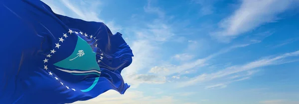 Minsk Belarus May 2021 Flag Pacific Community Waving Wind Flagpole — Stock Photo, Image