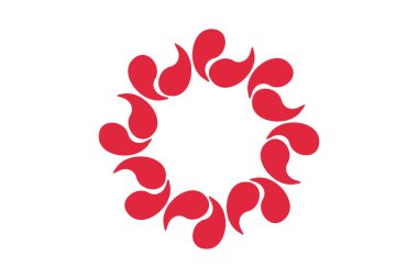 Saitama bölgesinin bayrak direği yok, bayrak direği yok. Uçak tasarımı, tasarım. Bayrak arkaplanı.