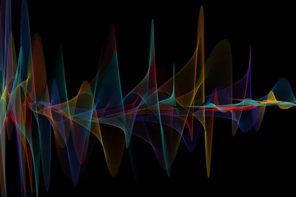 Abstract glowing lines background. Wavy form neon line structure. sound wave rhythm background. Fire wave flames digital Sound Wave equalizer, technology and earthquake wave concept,