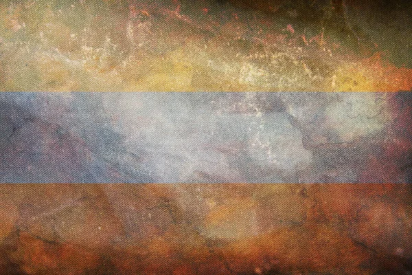 Retro Engelli Bayrağı 'nın üst görüntüsü, Engelli Hakları bayrağı ve grunge desenli bayrak, bayrak direği yok. Uçak tasarımı, tasarım. Bayrak arkaplanı.