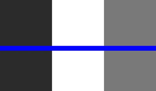 Vista Superior Línea Azul Bandera Francia Sin Asta Bandera Diseño —  Fotos de Stock