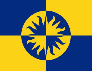 Minsk, Belarus - Mayıs 2021: Smithsonian Enstitüsünün bayrak direği yok. Uçak tasarımı, tasarım. Bayrak arkaplanı.
