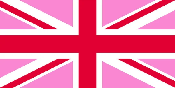 Top View Flag United Kingdom Gay Pride Flagpole Plane Design — Stock Photo, Image