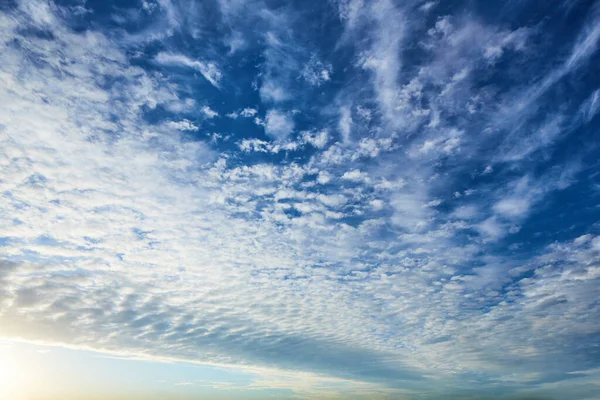 Panorama Del Cielo Diurno Con Nubes Atardecer Cielo Fondo Cielo — Foto de Stock