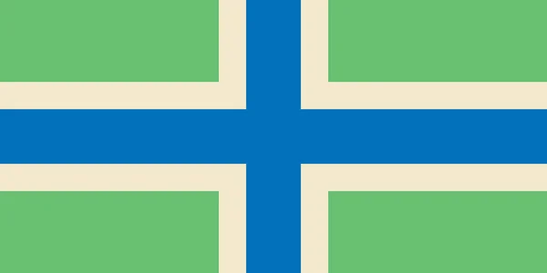 Ovanifrån Severn Cross County Brittisk Flagga Grevskapet Förenade Kungariket Storbritannien — Stockfoto