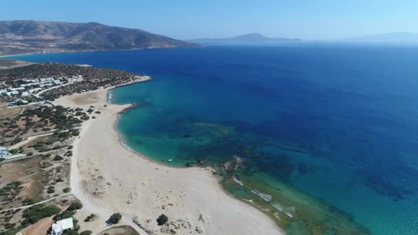 Ilha Naxos Nas Cíclades Grécia Vista Céu — Vídeo de Stock