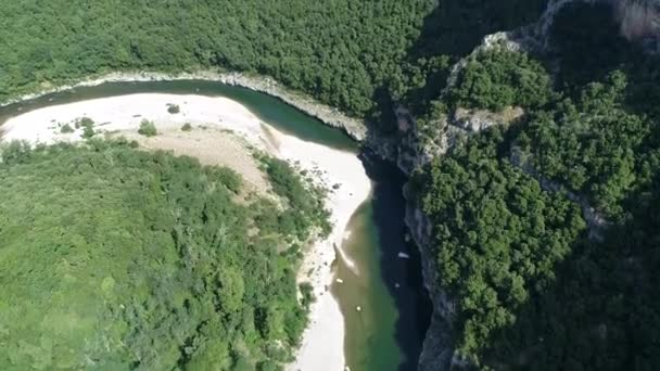 Ущелини Ардеша Франції Які Можна Побачити Неба — стокове відео
