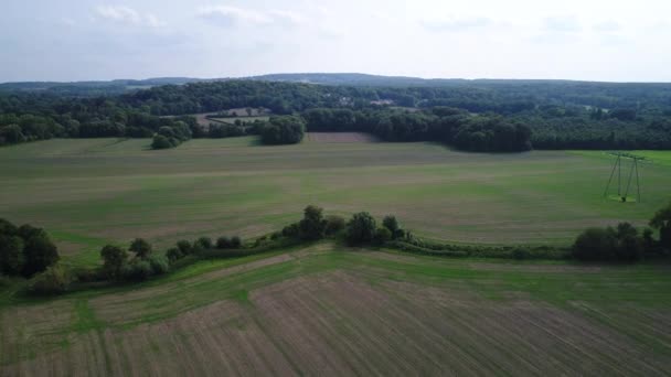 Francuski Vexin Regionalny Park Naturalny Widziany Nieba — Wideo stockowe