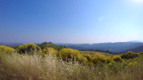 Promenad Hjärtat Luberons Regionala Naturpark Frankrike — Stockvideo